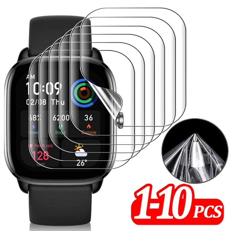 Soft TPU Film For Amazfit GTS4 GTS 3 GTS4 Mini 2Mini Screen Protector Smartwatch Anti-scratch Film For Amazfit GTS3 GTS4