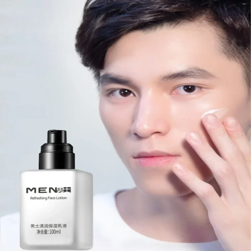 لوشن مضاد للشيخوخة للوجه للرجال 100 مللي مرطب مرطب غير دهني ناعم كريم منعش للبشرة رجل العناية بالبشرة