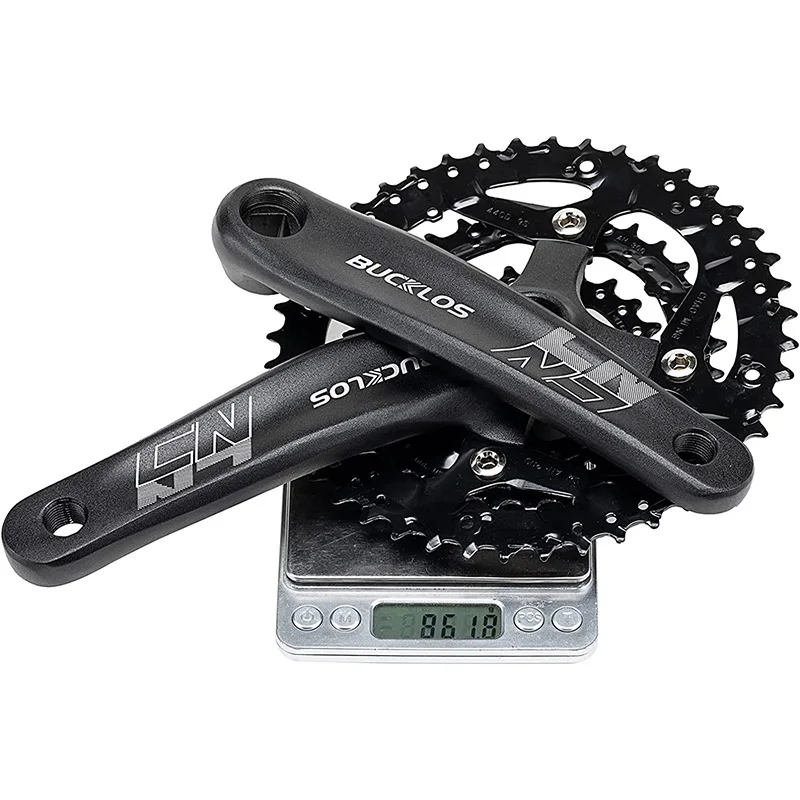 

Комплект шатунов Bucklos для горного велосипеда, 140BCD, 170 мм, с тройной звездочкой 22T/32T/44T, легкий, прочный, запасные части для MTB велосипедов