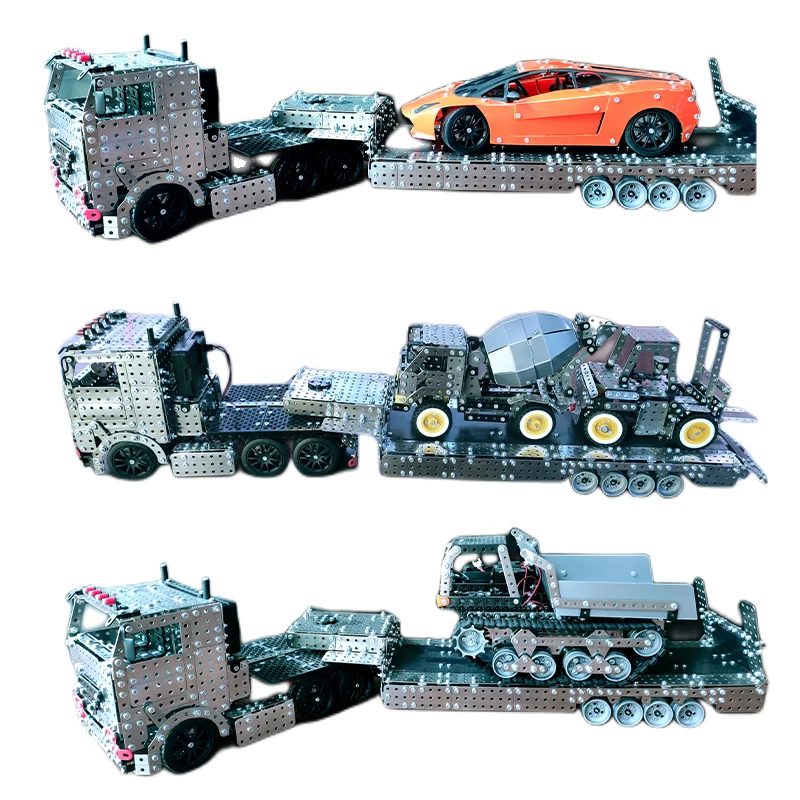 Kit de construcción infantil de metal – Piezas de ingeniería para niños - imagen 5