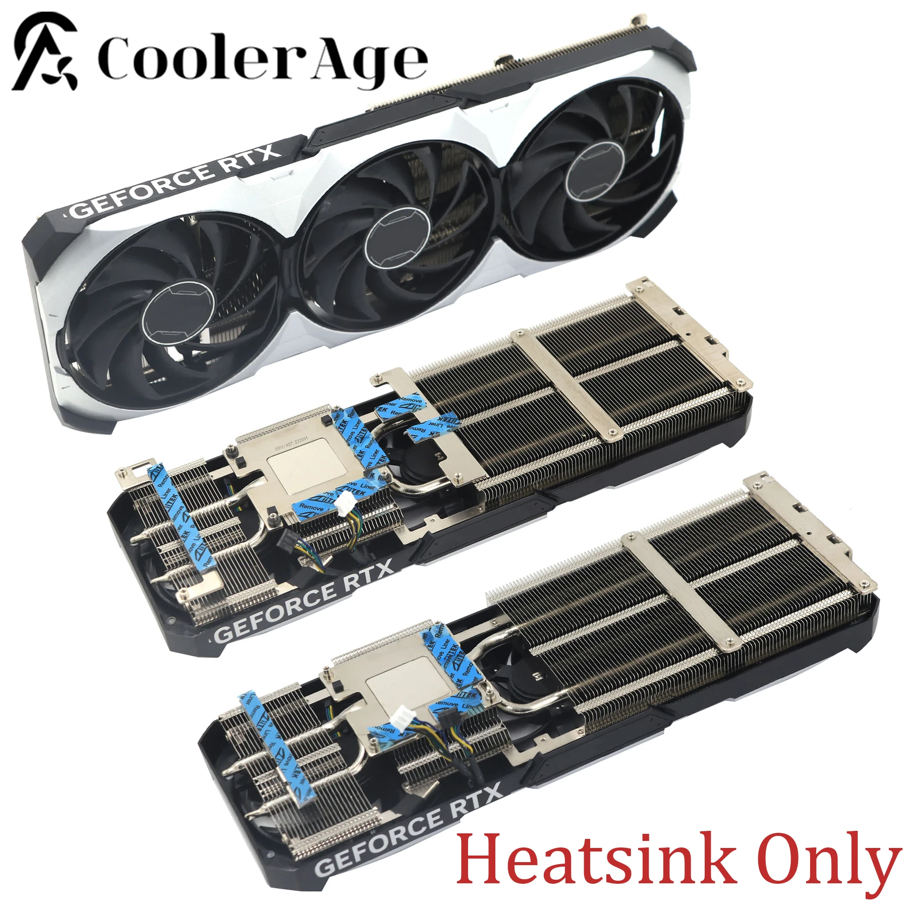 F​or MSI GeForce RTX 4060 Ti VENTUS 3X 8G / 16G New Original RTX4060Ti Replacement Graphics Card Heatsink