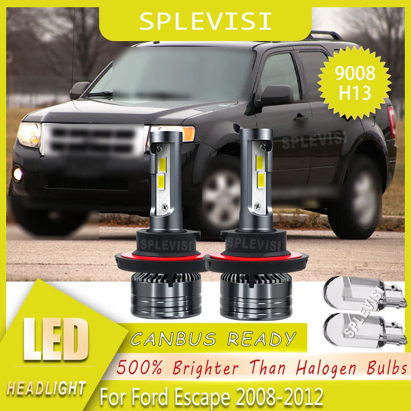 

Enhanced Night Vision Simple Installation Bright Illumination 9008/H13 LED Headlight For Ford Escape 2008 2009 2010 2011 2012