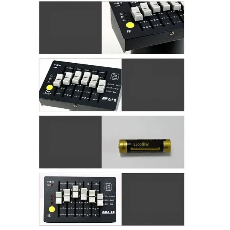A98Z 1 Piece Mini Dmx Controller Equipment With Battery DJ Show Pub Club KTV Bar Party Lights EU Plug