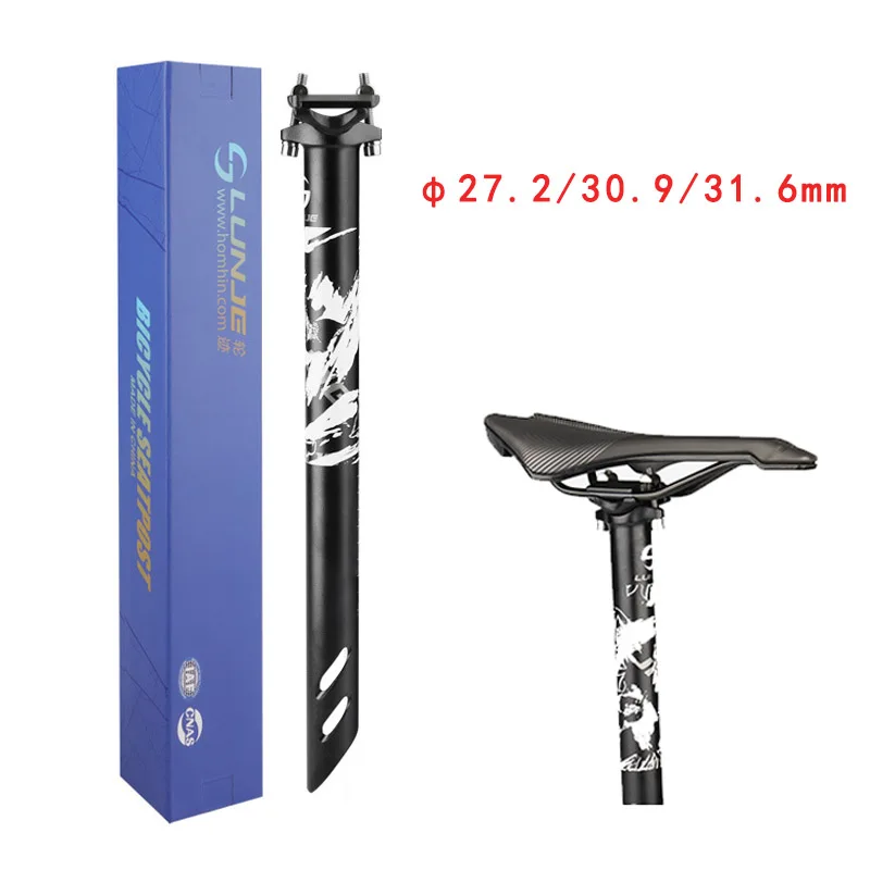 MTB Bike Seat Post Mountain Road Bicycle Seatpost Ultralight Aluminum Alloy  Seat Tube 27.2/30.9/31.6mm*400mm Cycling Parts