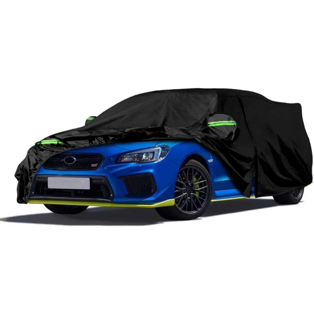 

All-Weather 6-Layer Custom-Fit Car Cover for 2007-2024 Subaru WRX Impreza STI with Zippered Door Access