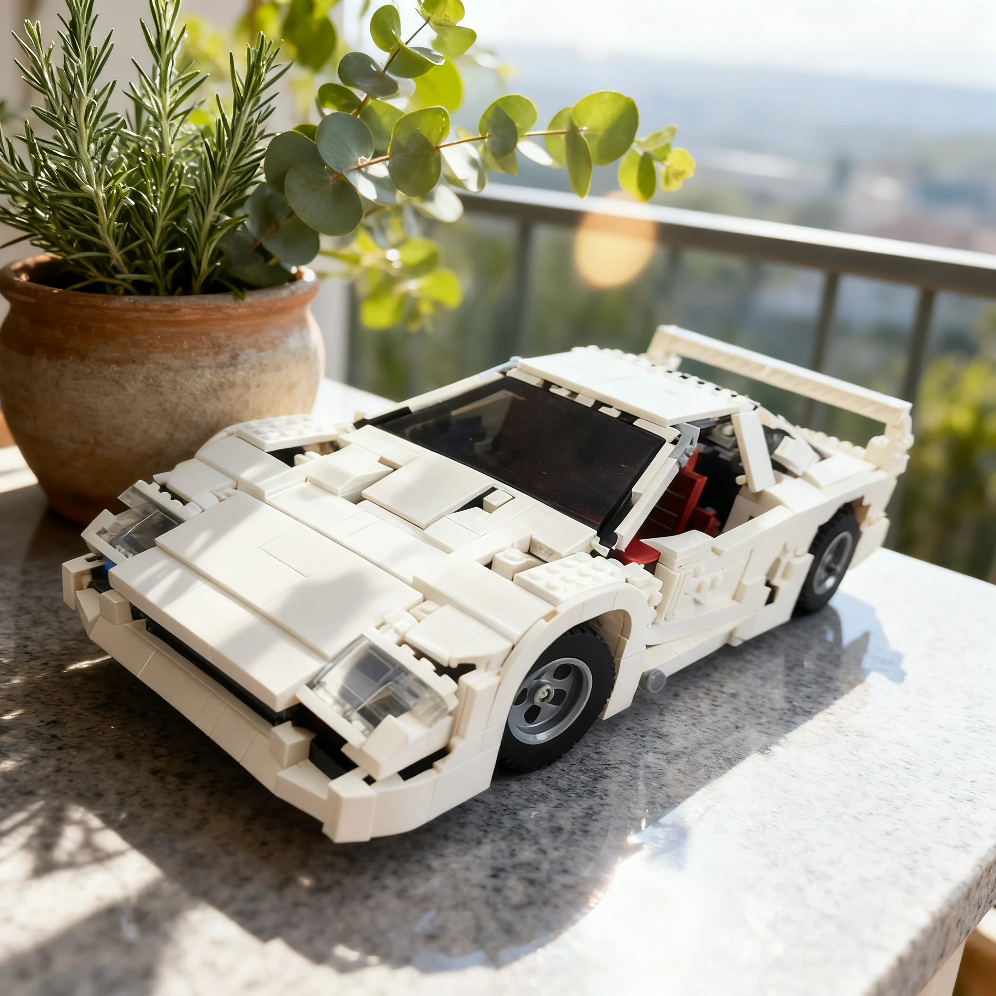 1210pcs MOC Cars Ferari F40 Model Building Blocks Construction Toy Christmas Gifts Creative DIY Idea Presentation Collection Art