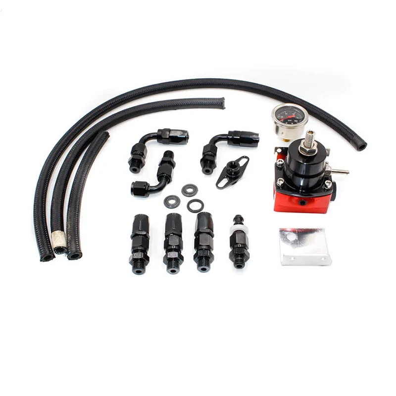 Automotive Fuel Boosting System Pressure Regulator Adjustment Valve Kit Power Enhancer Turbocharger