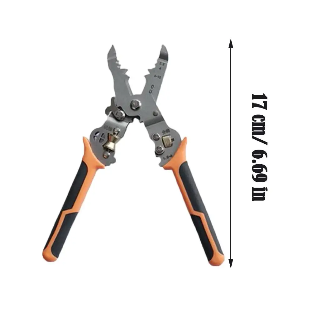 10 In 1 Multi-functional Wire Stripper Heavy-duty Hand Tool Universal Pliers Wire Stripper Cable Cutter Terminal Crimper