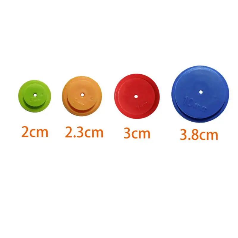 4Pcs DIY Patchwork Scan Wheel Tailor Scanning Line Ring Round Seam Parts Tailor Sewing Scribing Tracing Quilting Craft Tools