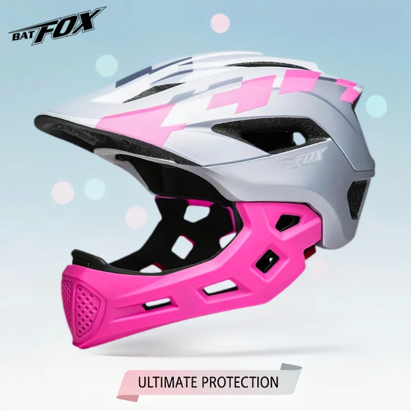 

Детский шлем BATFOX, мультиспортивный защитный шлем, горный велосипед, скейтбординг, анфас, Mtb велосипедный шлем