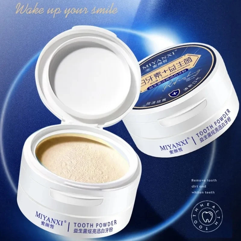 50g MIYANXI Original Teeth Whitening Powder Toothpaste Teeth Whitening Activated Probiotic Powder for Oral Hygiene Tools