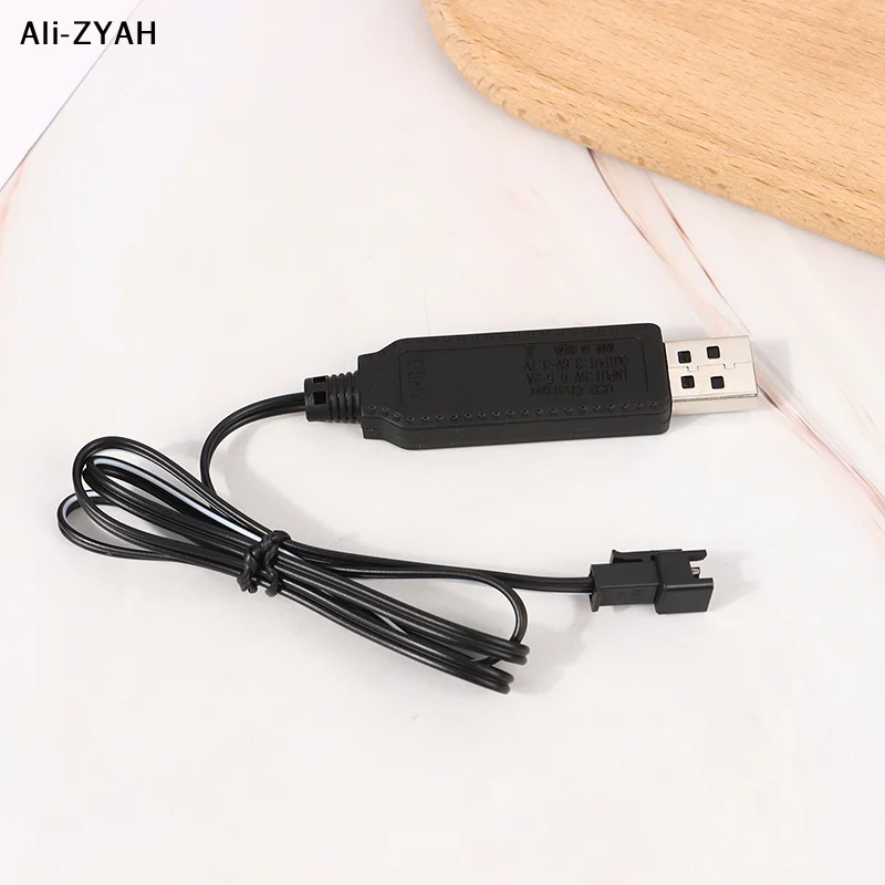 【ZA】USB Charger Cable 3.7V Lithium Battery Charger SM-2P Forward RC Car Aircraft Parts RC Quadcopter Toy Aircraft Accessories