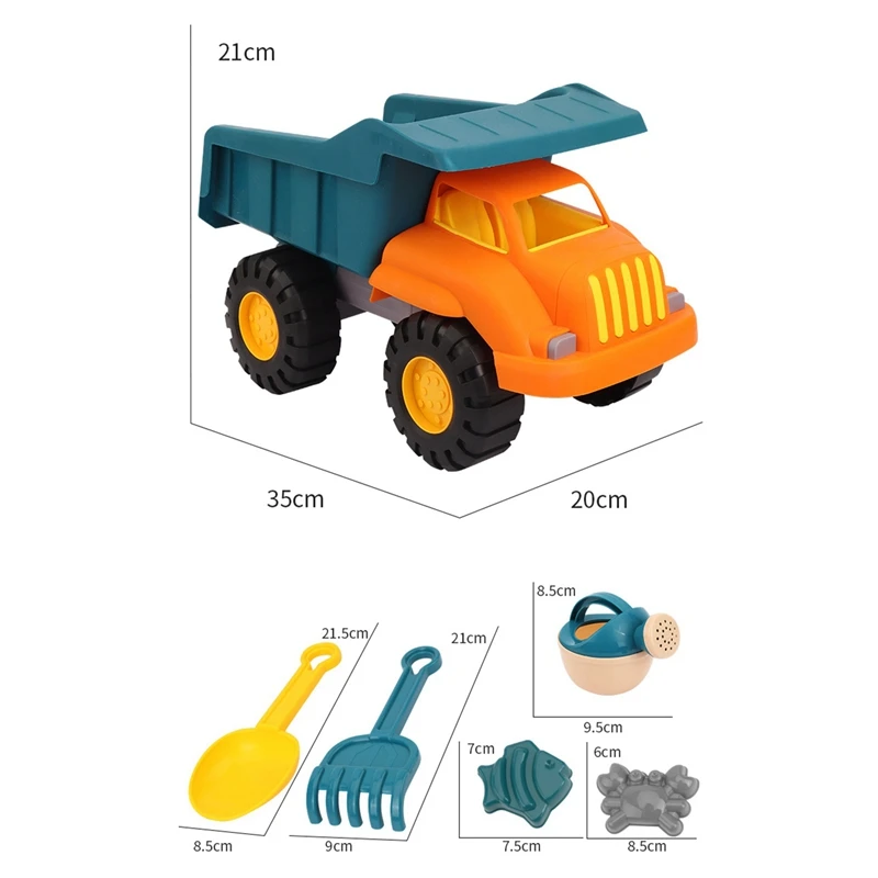 Beach Toys Play Sand Toys With Bucket Spade Toy Truck Paddling Pool Kids Gardening Set For 3 4 5 6 Year Old Boys Girls