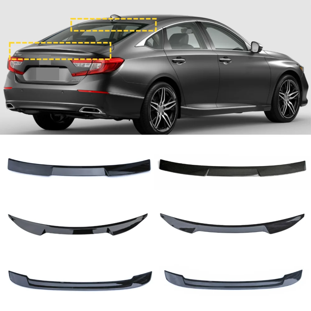 

Для нового и старшего поколения Honda Accord 2018-2023, верхнее крыло багажника автомобиля и сплиттер заднего спойлера