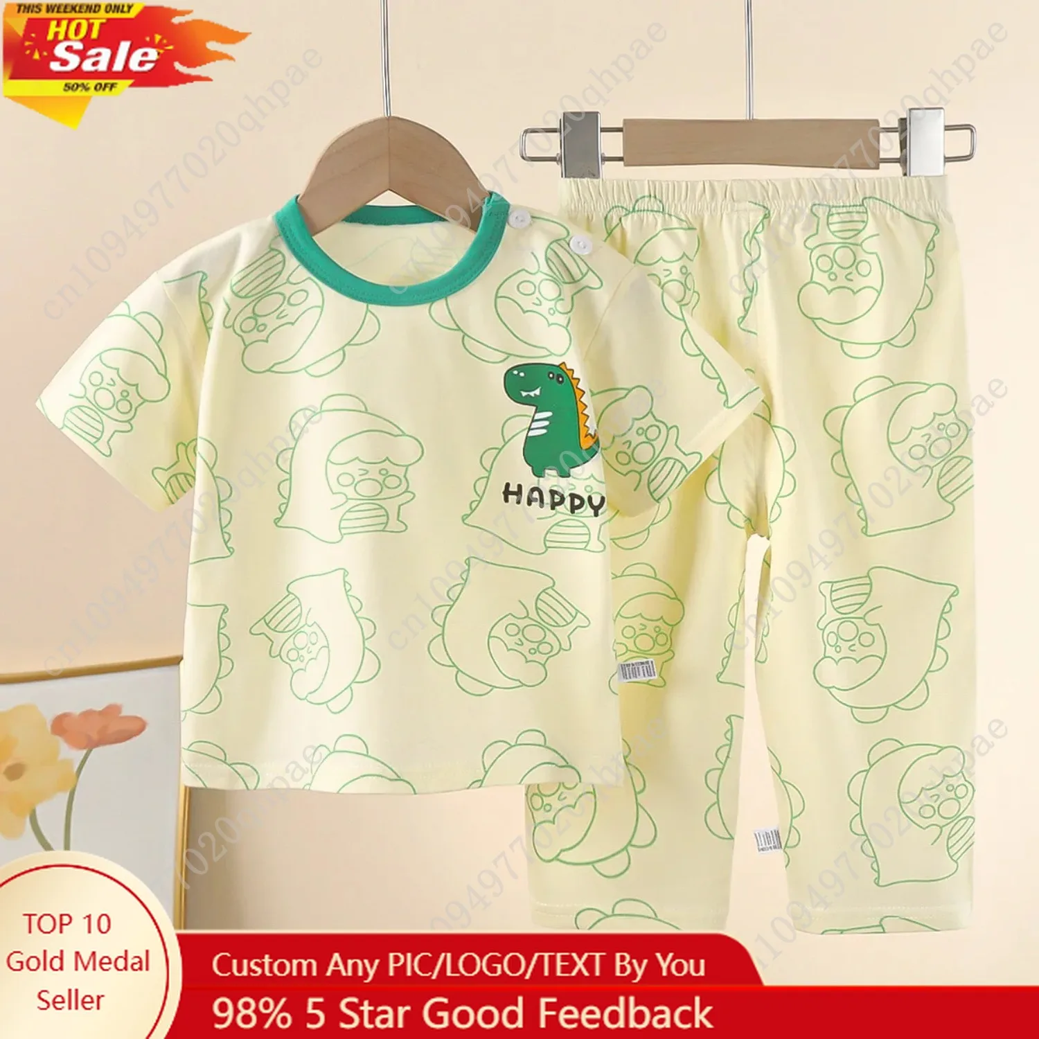 

Boys Pajamas Sets Animal Cartoon Children's Dinosaur Pyjamas Sleepwear Kids Pajamas Toddler Girls Suit