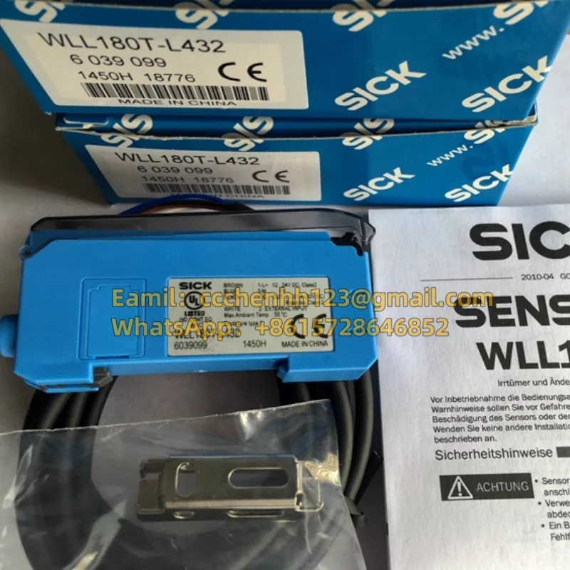 WLL180T-L432 Совершенно новый оригинальный датчик оптоволоконного усилителя SICK Номер заказа: 6039099