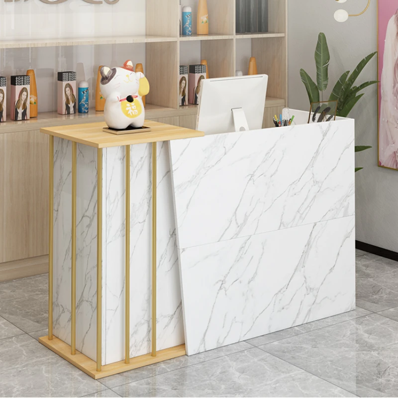 Church Pulpit Reception Desks Office Office Table White School Modern Reception Desk Simple Hair Pulpito Para Igreja Furniture