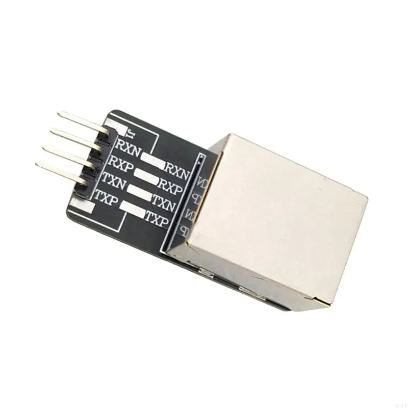E1PF Small RJ45 Adapter Board for Home Office Ethernet Cable Wiring Use Daily