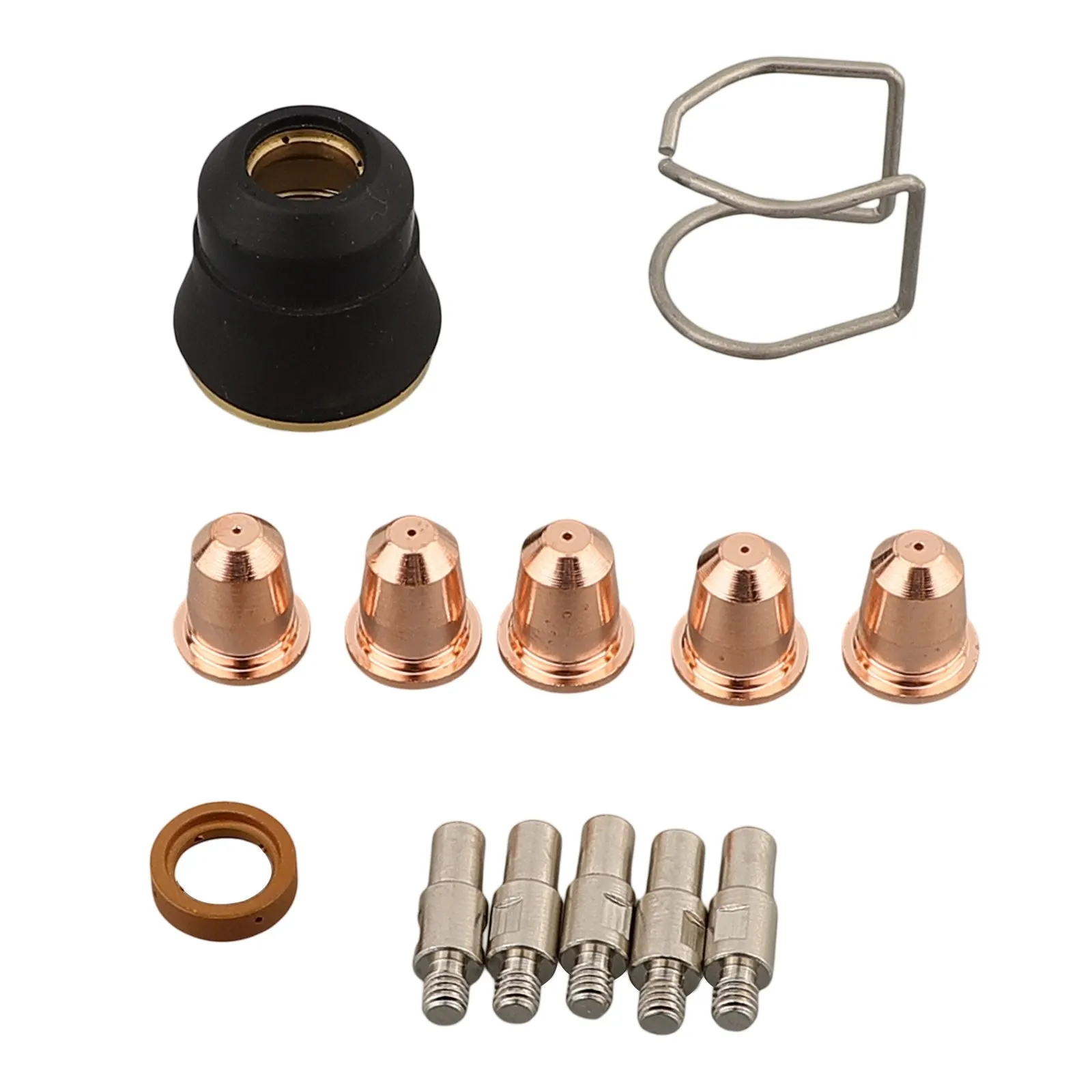

Improve the Performance of Your S25 S45 Plasma Cutter Torch with this Consumable Kit PR0110 Electrode PD011608 Tips (13pcs)
