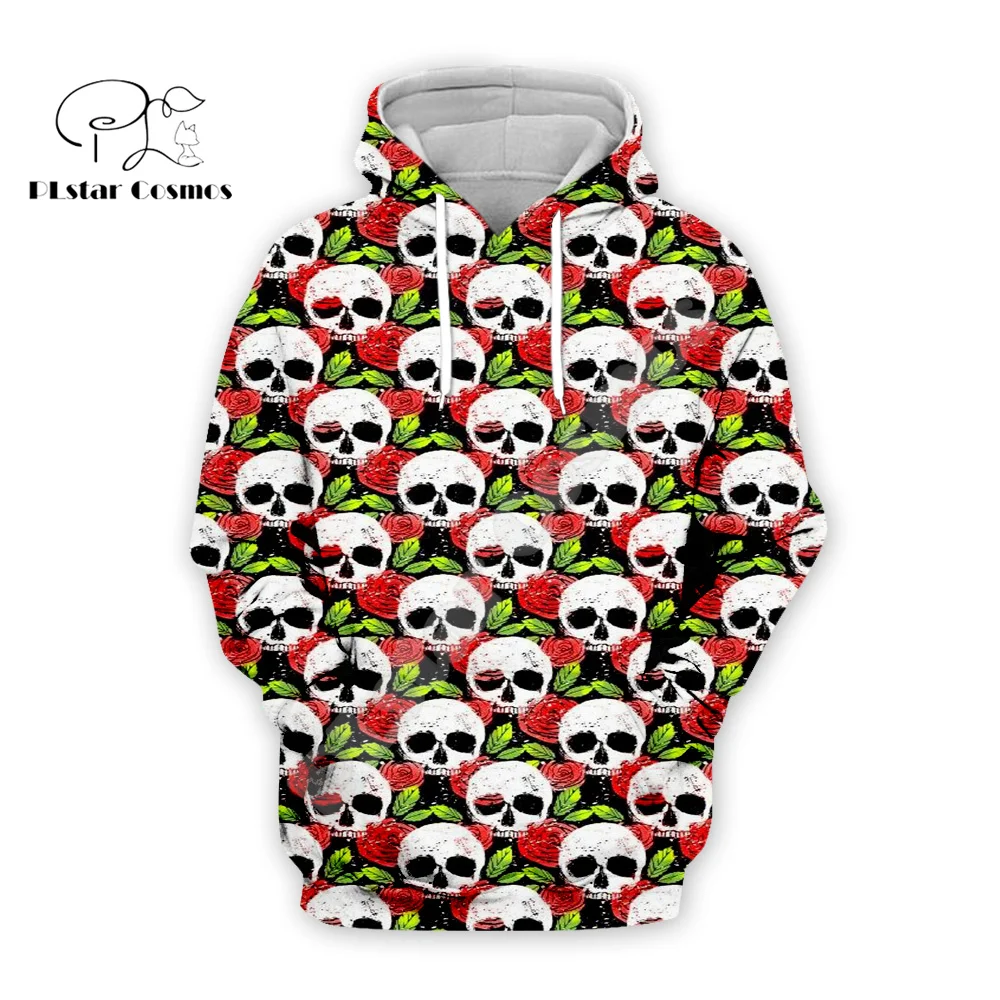 

Halloween Pumpkin Skull Ghost Tattoo Retro Colorful Tracksuit Harajuku Pullover 3DPrint Streetwear Casual Jacket Funny Hoodies 3