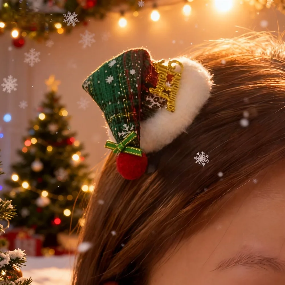 

Christmas Christmas Christmas Headband Elk Hair Hoop Christmas Hat Antlers Headband Green Party Dress Up