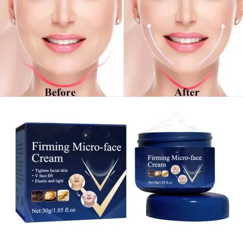 V Shape Slimming Face-lift Removal Double Chin Firming Tighten Mandibular Line Slimming Muscle Women Fat Burning 30g