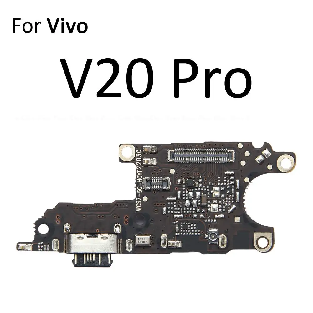 Charger USB Dock Charging Dock Port Board With Mic Microphone Flex Cable For Vivo V20 SE Pro V23 V23e 4G 5G