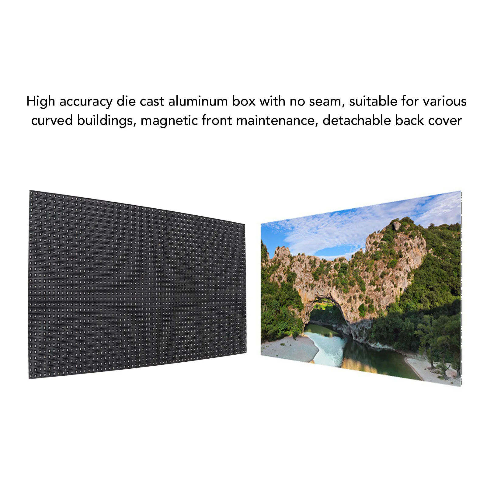 P10 Full Color Scrolling LED Display Indoor Waterproof LED Display Screen Unit Board for Storefronts Salons Cafes 32x16cm