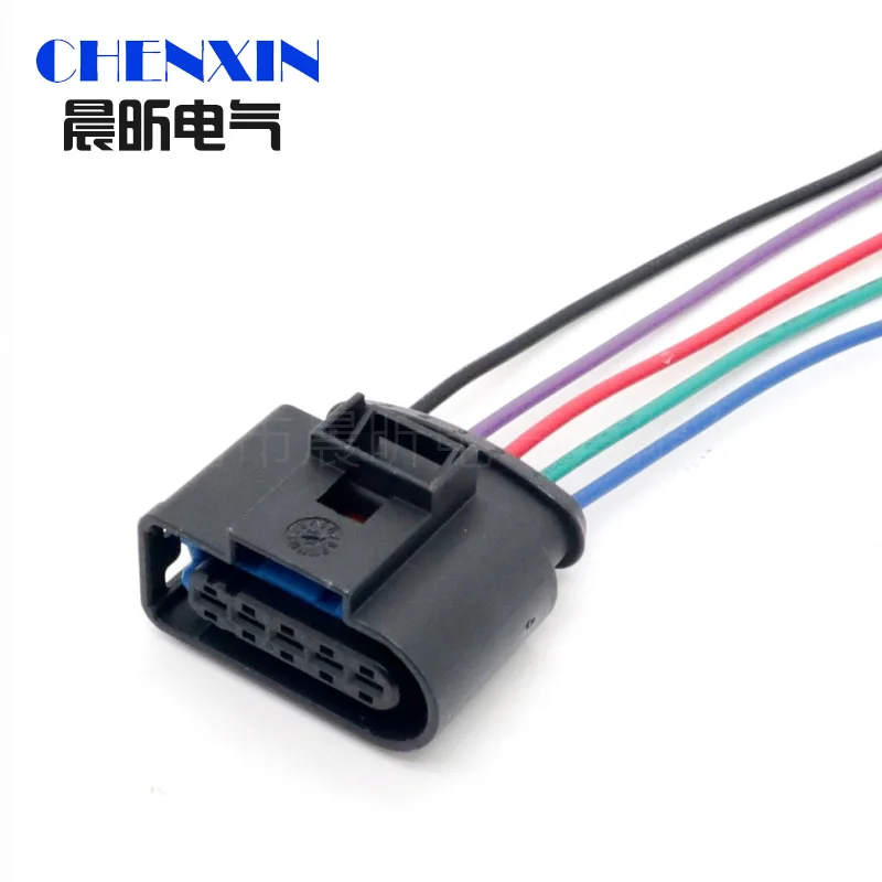 For Jetta Golf MK4 Beetle TDI ALH 1J0 973 999 A 5 Pin Auto Waterproof connector MAF Mass Air Flow Plug Wire harness 1J0973999A