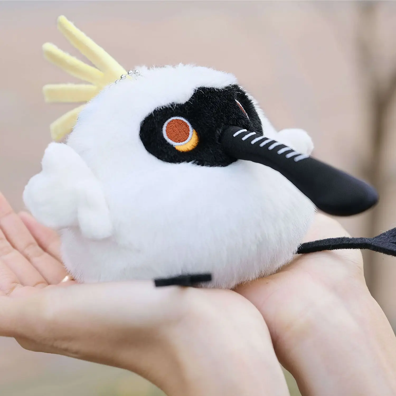 

Cute Black-faced Spoonbill Bird Stuffed Plush Toys, Bird Plushies, Bird Doll, Gift for Bird Lover