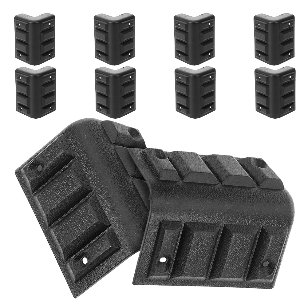 10 Pcs Speakers Audio Corner Protector Corners Protectors Frame Decor Hemming Decorative Black Edge