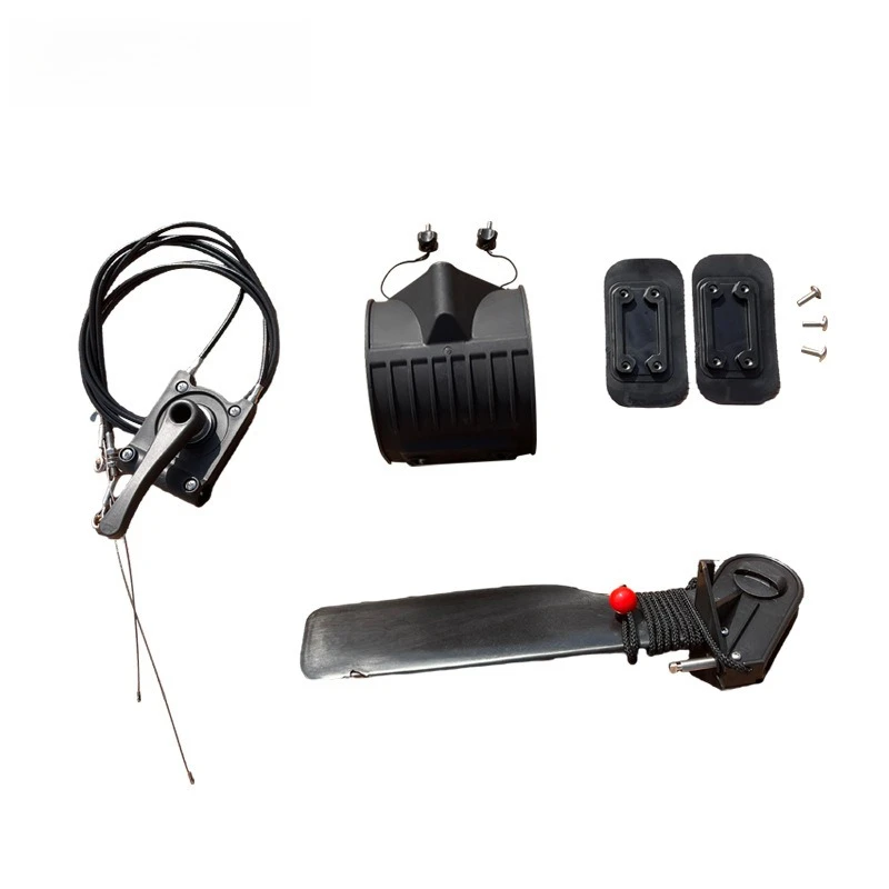 Fishing Boat Kayak Accessories, Adjustable Direction Control System, Rudder Kit Components view 4