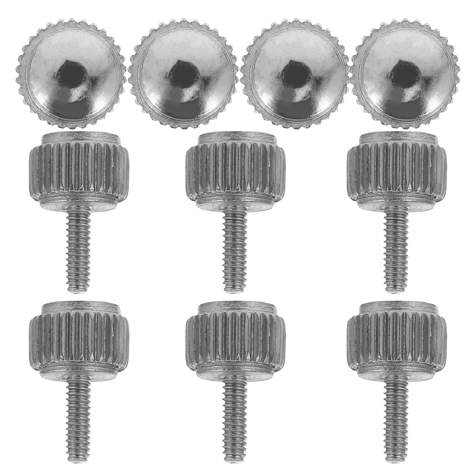 10pcs M1.6 Metal Thumb Clamping Screw Knurled Thumbscrew for Vernier Calipers Threaded Locking Knob Fixing Hardware
