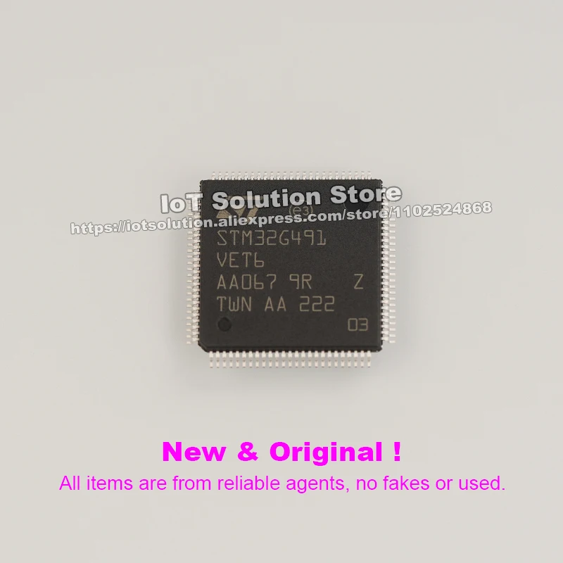 STM32G491VET6 LQFP-100 14x14x1,4 мм