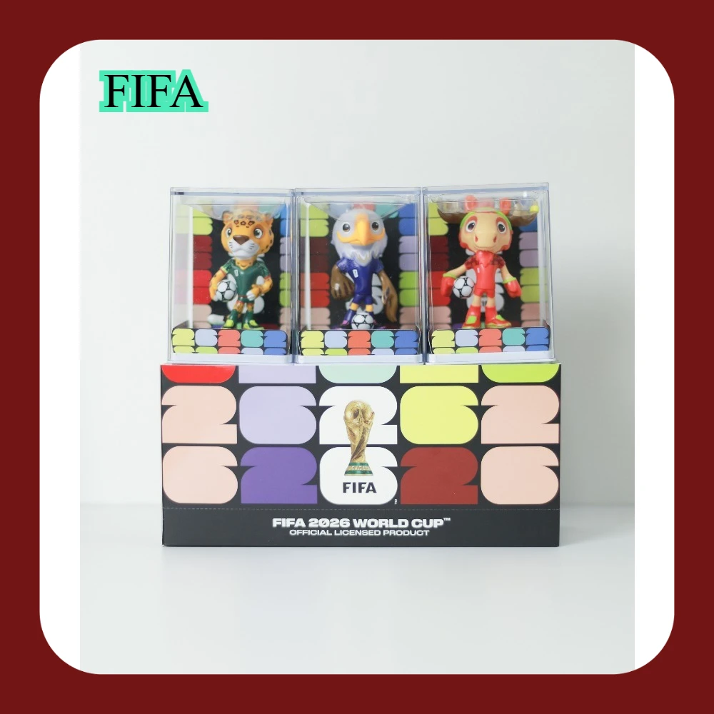 

Official Licensed 2026 FIFA World Cup Mascot 3-Figure Collectible Set | Fan Gift & Memorabilia 9cm/3.54inch