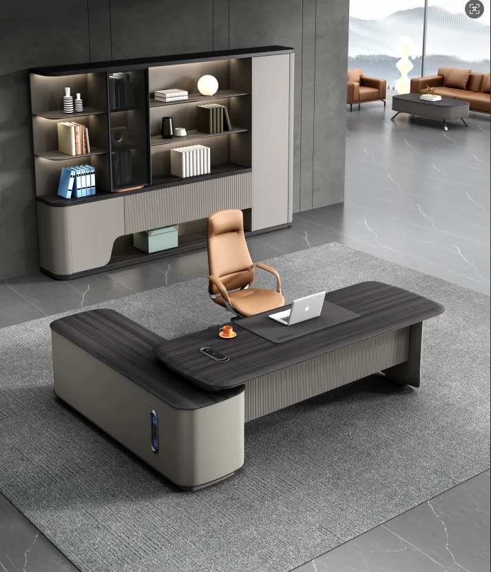 Modern Luxury Executive L Shap - Work Desk Home Setup 评论和价格