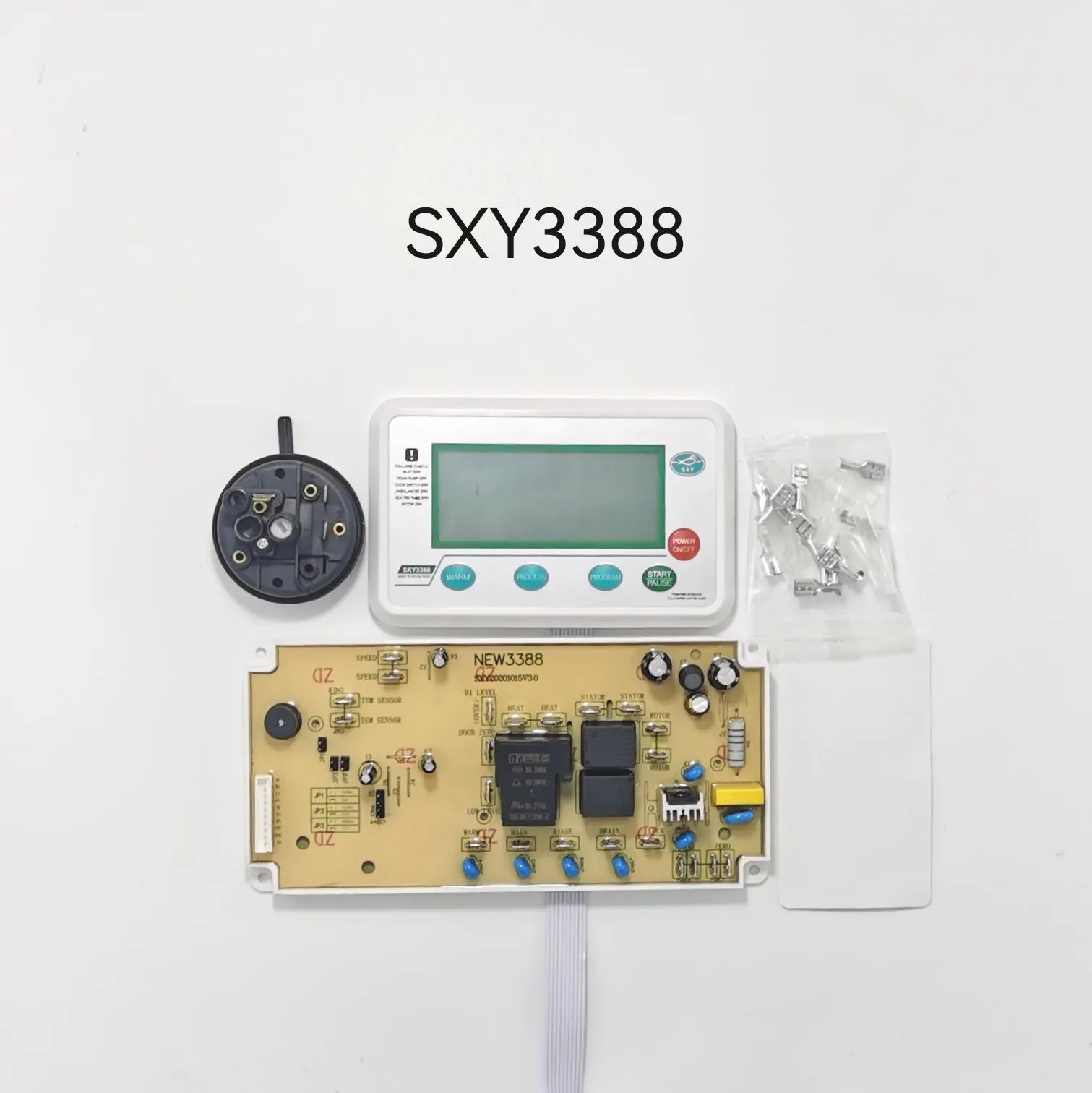 

Series-excited drum washing machine modified general board universal board advanced luminous LCD SXY3388 English version