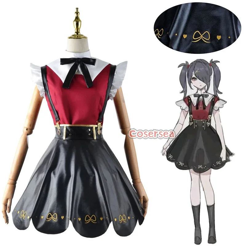 

AAA 2025 Cosersea-костюм для косплея Needy Streamer Overload Ame-chan, женское платье для карнавала на Хэллоуин, униформа, наряд