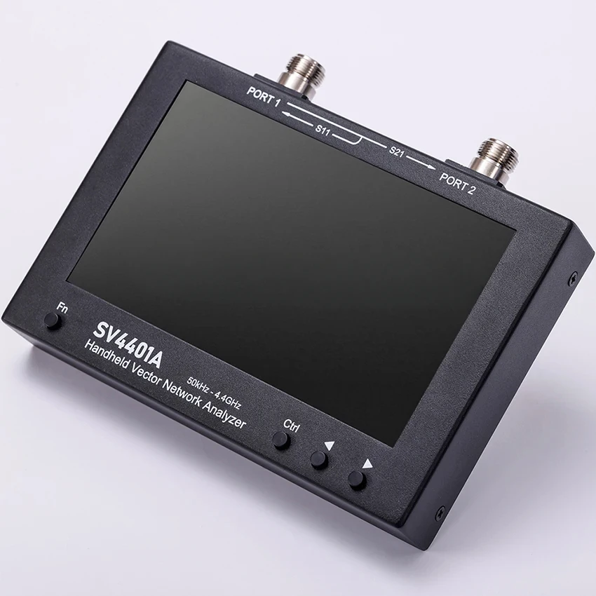 SV4401A 7 inch Touch LCD 50KHz~4.4GHz Vector Network HF VHF UHF Antenna Analyzer Upgrade of NanoVNA VNA FCC CE