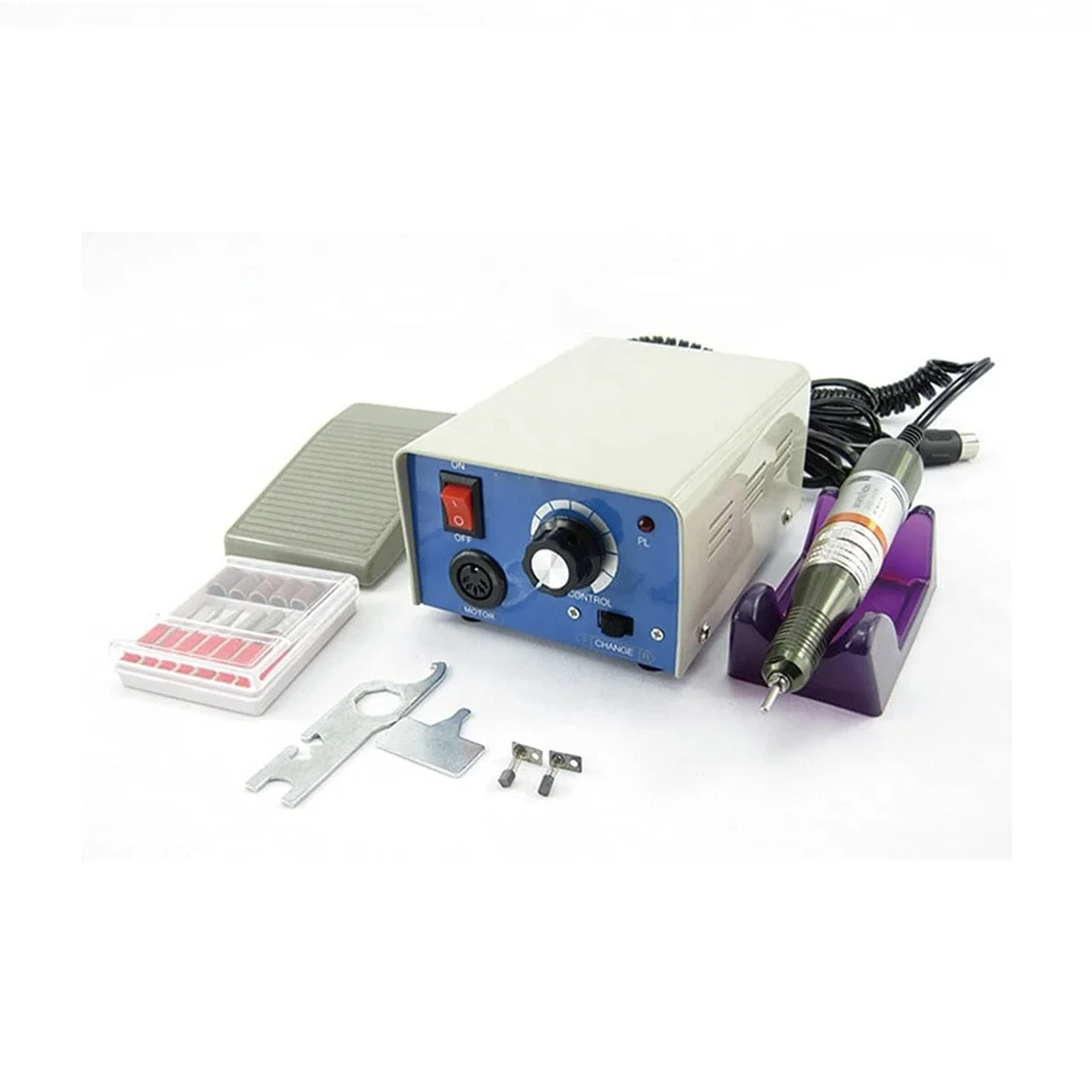 

Electric Nail Drill Electric Nail Drill Machine 35000rpm Strong 210 Professional Manicure Nail Drill 65w Handpiece 6 Bits Set