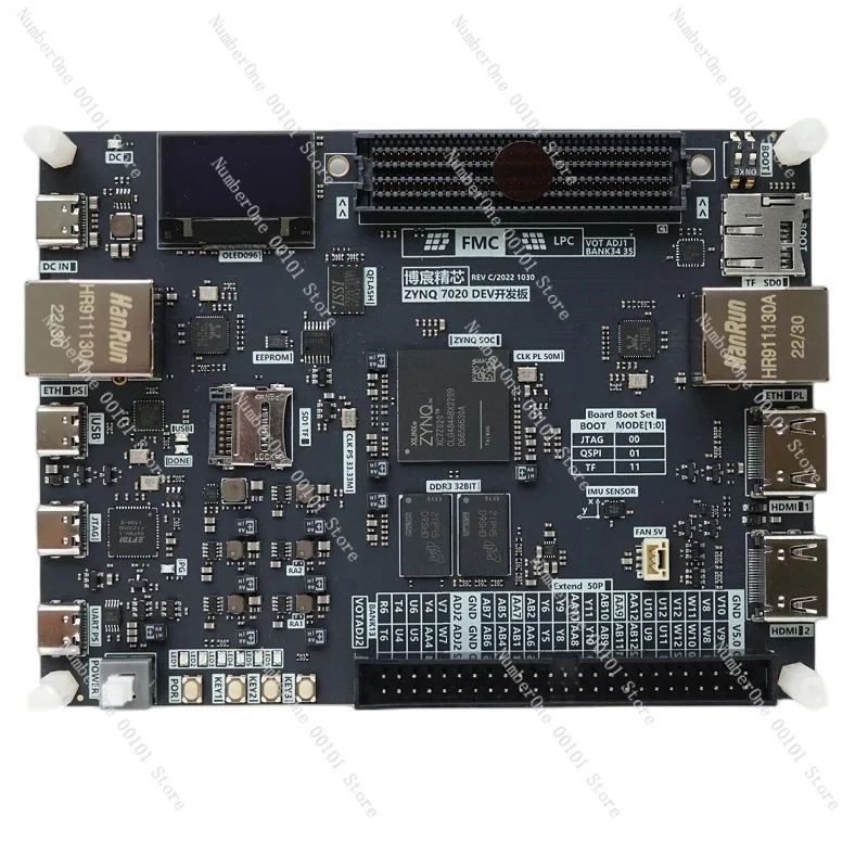 ZYNQ development board 7020 FPGA development board with FMC LPC support AD9361 sub card