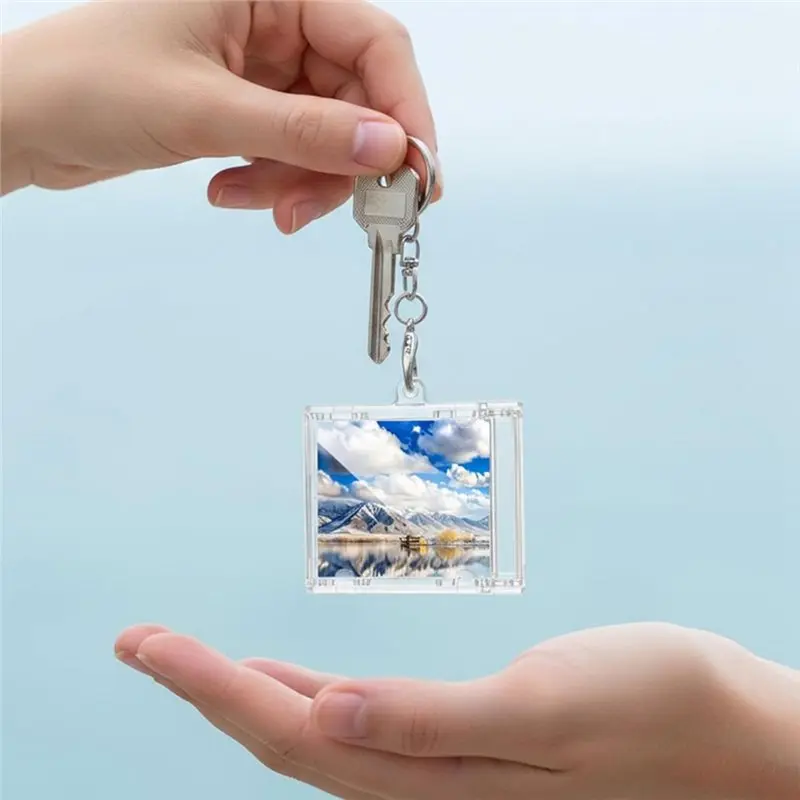 【HOT A69Z!】Cd Holder Keychain With Lobster Clasp Cd Keychain Album Cases Cd Keychain