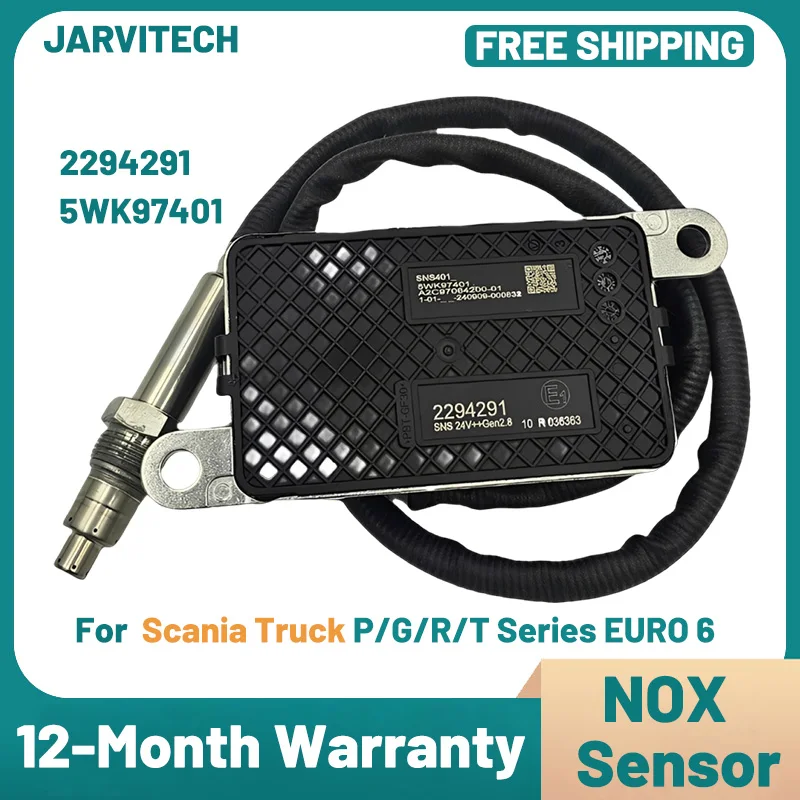 

NOX Sensor Nitrogen Oxygen Sensor 5WK97401 2294291 For Scania Trucks 5 6 Series P/G/R/T 2004-2010 2296801 2247381 2064769