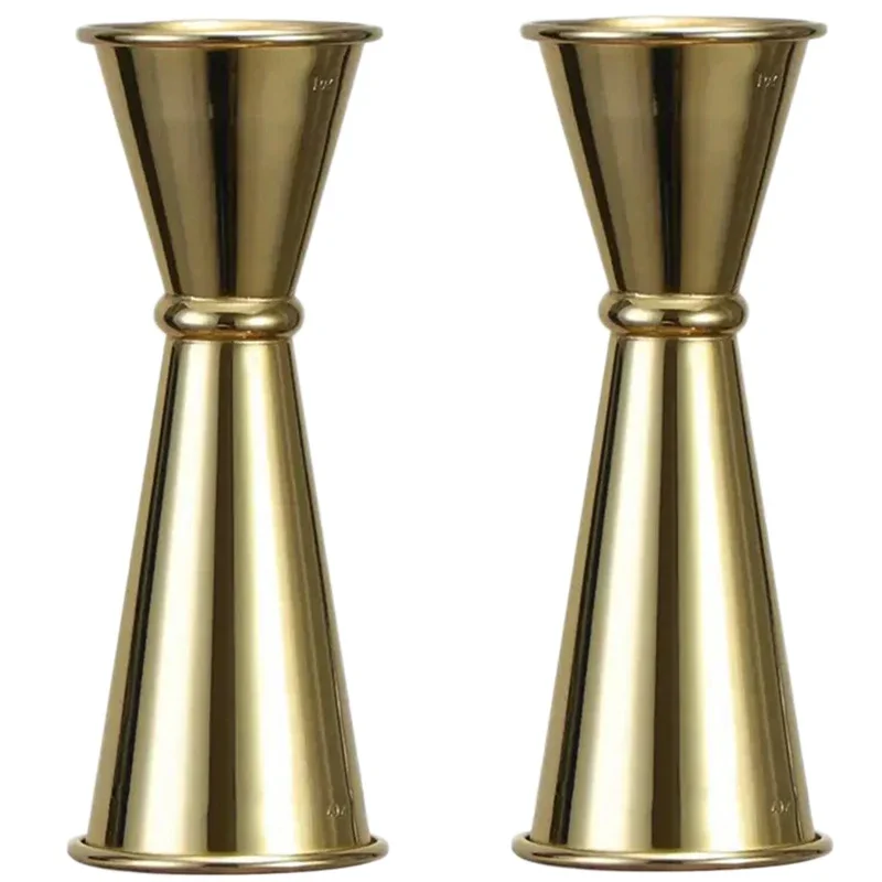 스테인레스 스틸 더블 샷 음료 스피릿 측정 지거, 칵테일 와인 셰이커 측정 컵, 주방 용품 도구 바, 30 ml, 60ml