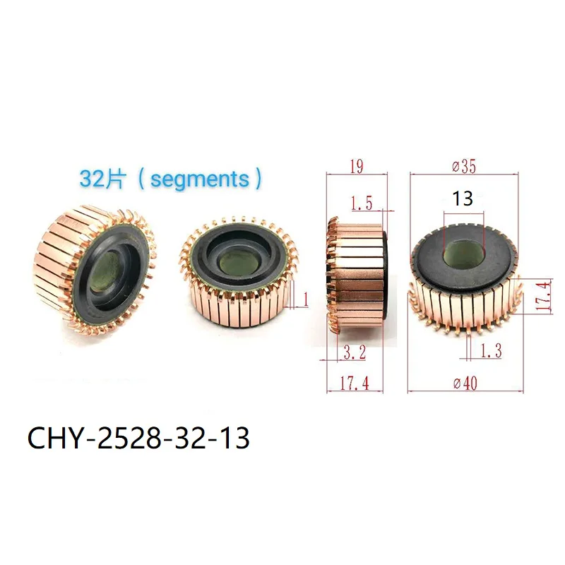 35*13*17.4*32P Rectifier Reverser Copper Head Chy-2528-32-13