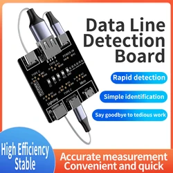 DT3 Data Cable Detection Board USB Cable Tester Short Circuit On-Off Switching Test Board Tool for iOS Android Type-C Test Board