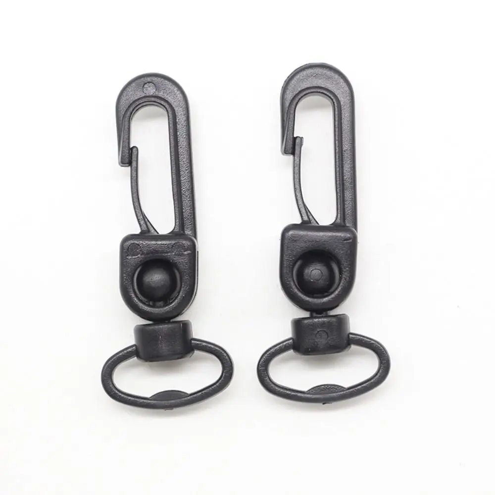 10pcs High Quality Rotating Snap Hook Plastic Luggage Hardware Traction Buckles Webbing Buckle Leather Strap Accessories