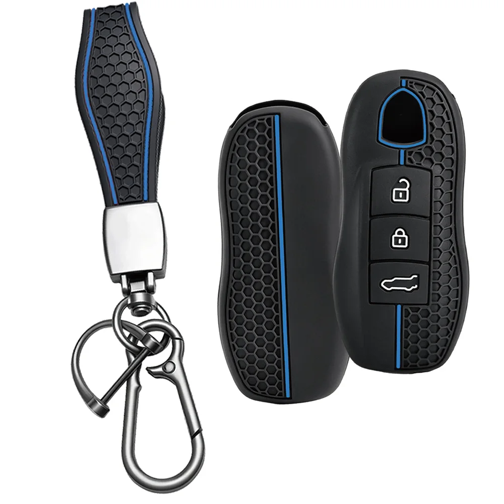 For Porsche Cayenne 958 911 996 Macan Boxster Panamera 997 944 924 718 971 9YA Silicone Remote Shell