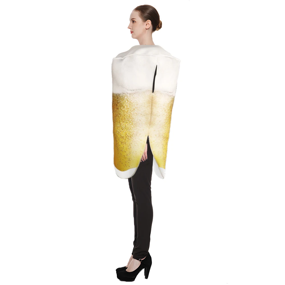 Zawaland Beer Festival Costume for Women Funny Disguise Suit Halloween Carnival Purim Outfit Sponge Oktoberfest Clothes 80x56cm