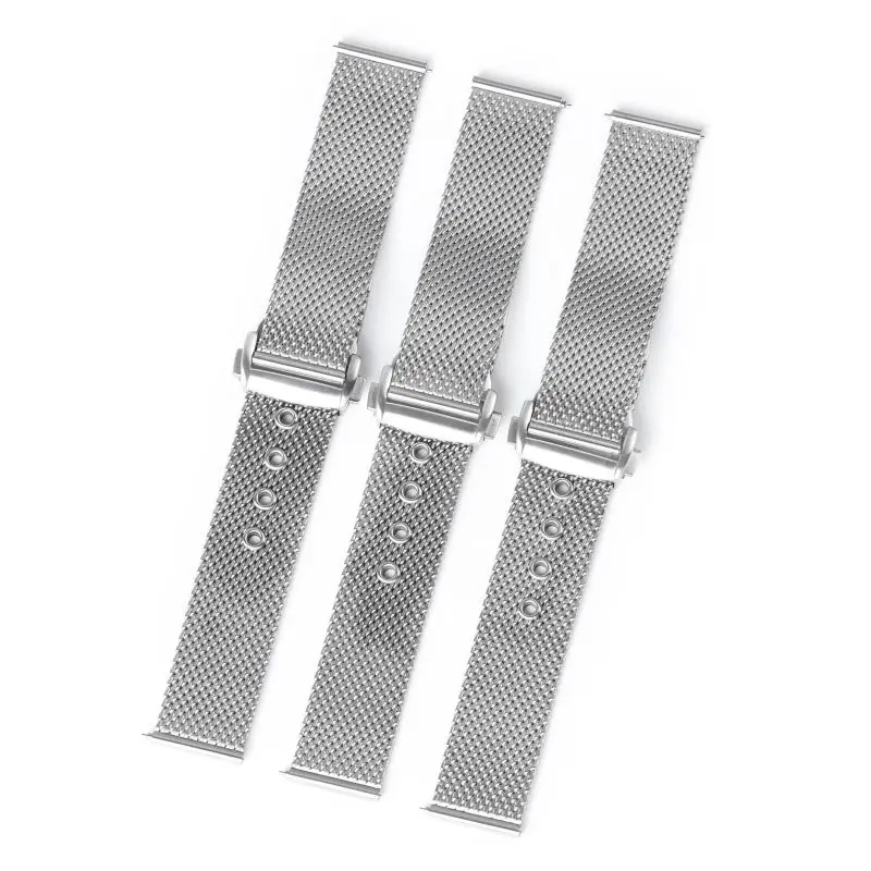Per OMEGA Seamaster cinturino per orologio fibbia per OMEGA De Ville chiusura per cinturino in maglia di Silicone in pelle bracciale uomo donna bottone